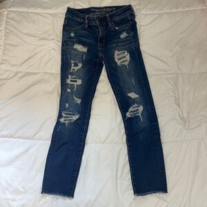 American Eagle Ripped Skinny Jeans